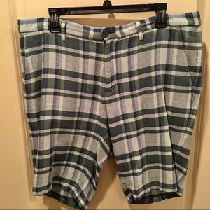 Sisley green shorts mens 34